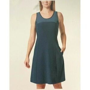 mondetta performance luxury dress Blue Colorblock Mondetta Luxury Performance Dress